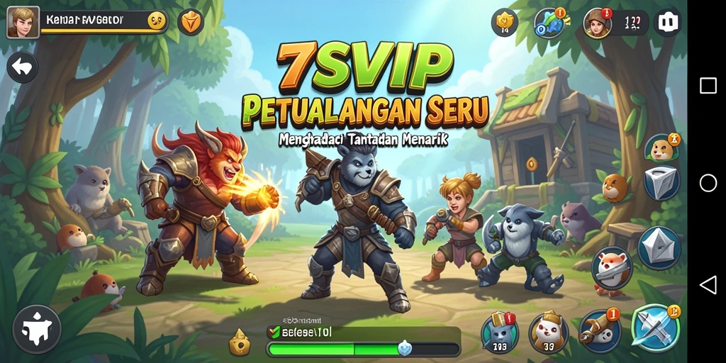 Tampilan gameplay 7SVIP yang penuh petualangan dan tantangan.