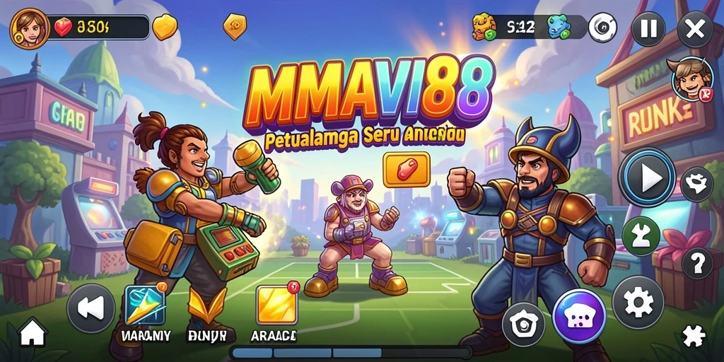 Tampilan gameplay seru dalam AMAVI88 dengan banyak tingkat tantangan.
