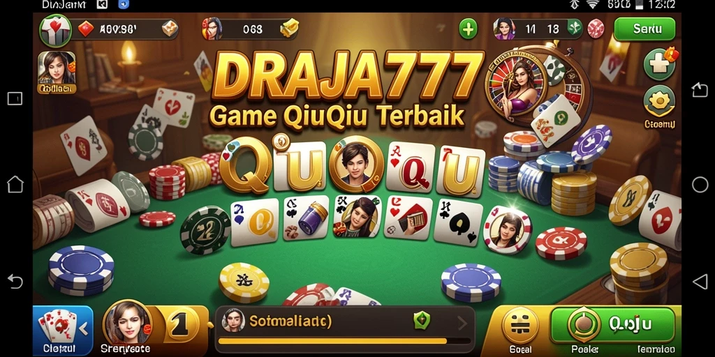 Tampilan gameplay DRAJA777 yang seru dan menarik saat bermain QiuQiu.