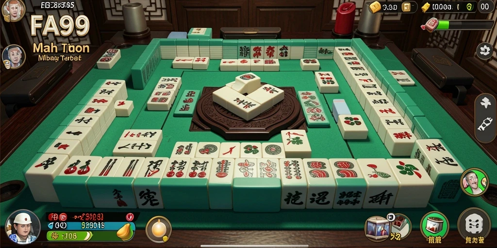 Tampilan gameplay Mahjong yang menantang dan menarik di FA99.