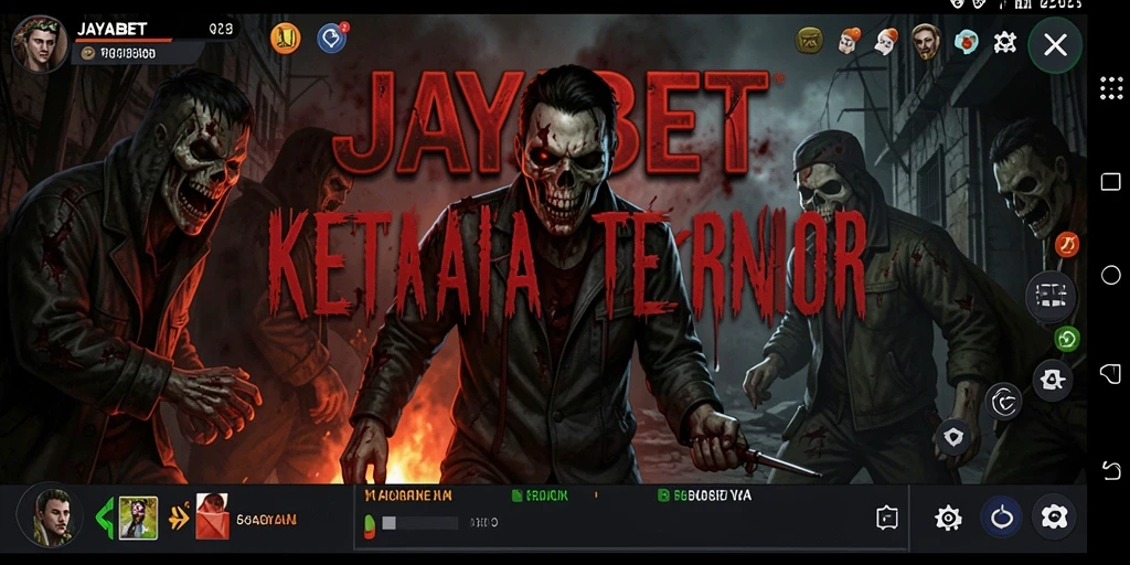 Gambaran menegangkan gameplay JAYABET yang mencekam dan penuh horor.