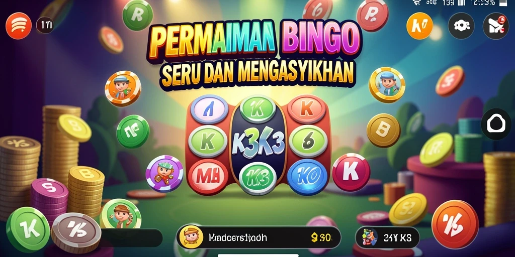 Tampilan menarik dari gameplay K3K3 yang seru dan penuh warna.