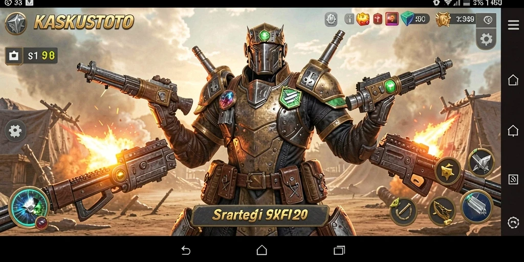 Tampilan gamplay KASKUSTOTO dengan strategi dan taktik yang menegangkan.