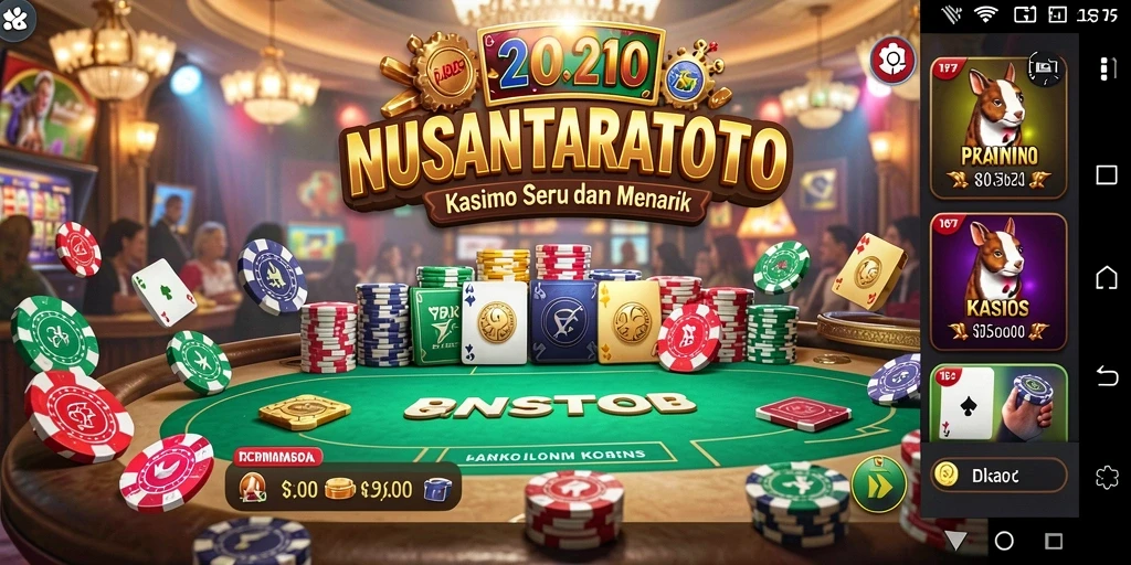Screenshot NUSANTARATOTO menampilkan gameplay kasino yang menarik dan interaktif.