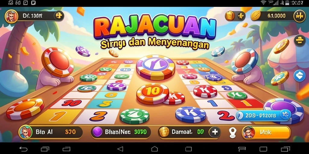Tampilan gameplay RAJACUAN dengan suasana Bingo yang menarik.