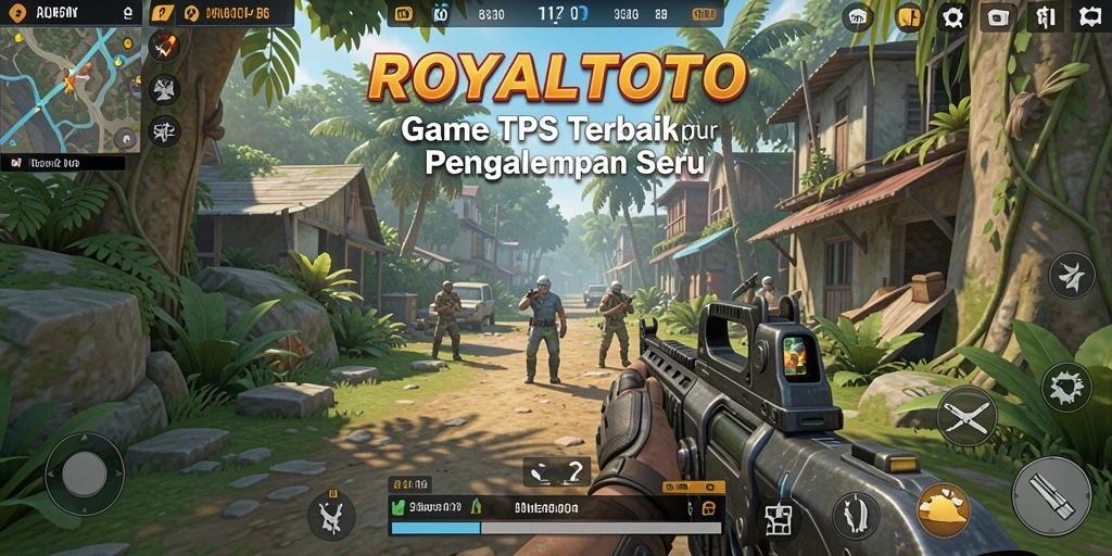 Tampilan gameplay menarik dari ROYALTOTO dalam pertempuran TPS.