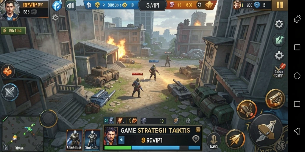 Tampilan gameplay RPVIP1 yang menegangkan dan penuh strategi.