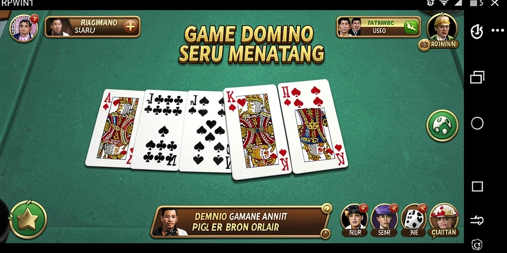 Screenshot menunjukkan gameplay seru dari RPWIN1 dengan tampilan yang menarik.