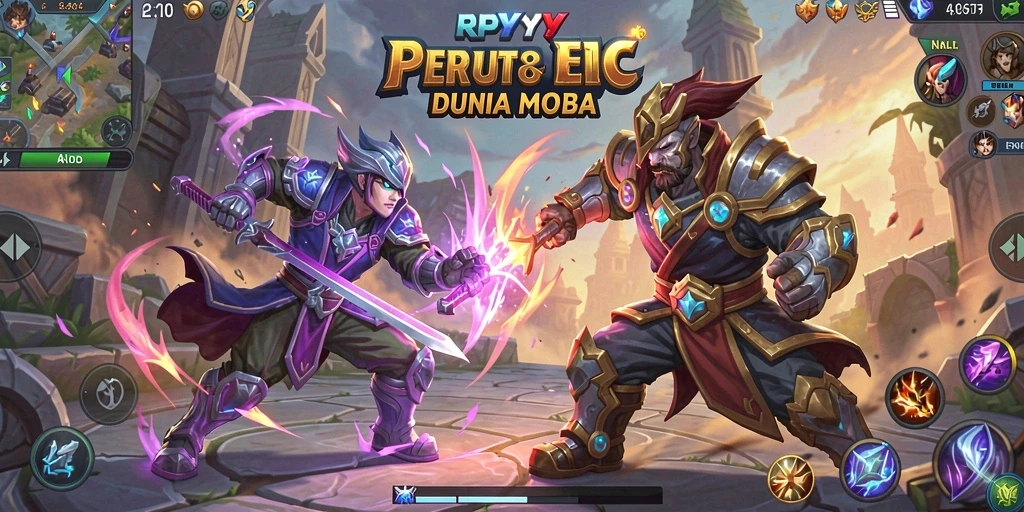 Tampilan seru dari pertarungan intens di RPYYY.