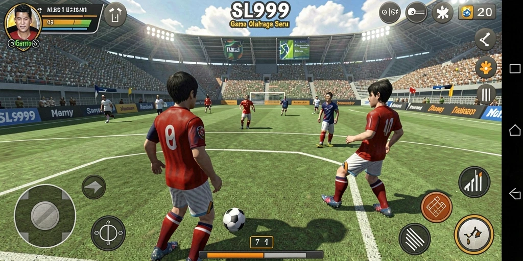 Gameplay seru SL999 dengan grafis yang menakjubkan di cabang olahraga.