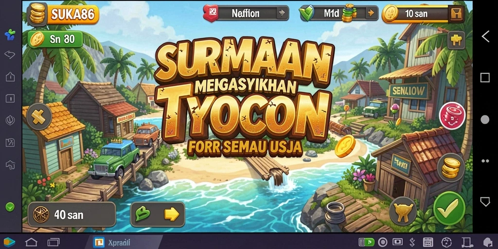 Tampilan screenshot utama dari gameplay Tycoon di SUKA86.