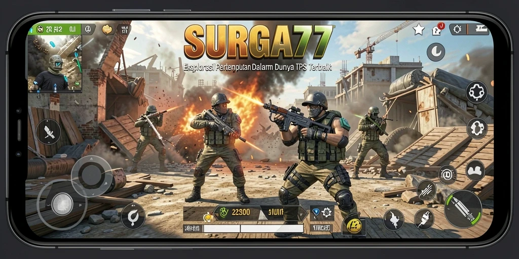 Gameplay TPS yang menegangkan dan seru dalam SURGA77.