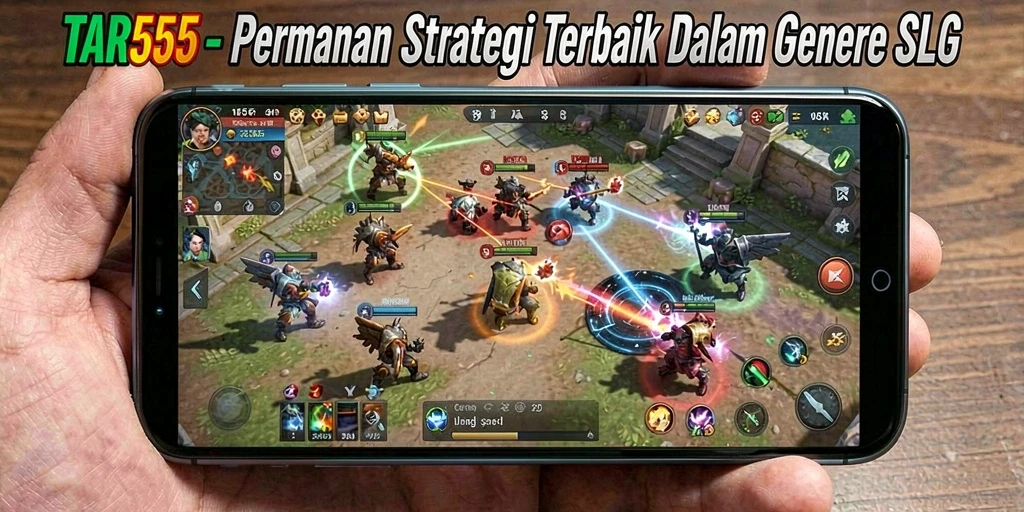Tampilan gameplay TAR555 yang menarik dan mendebarkan.