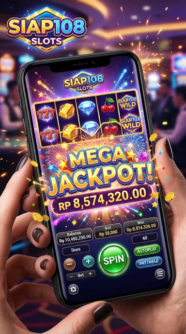 Tampilan antarmuka pengguna aplikasi siap108.